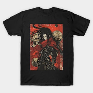 Vincent Valentine FF7 Final Fantasy VII Rebirth T-Shirt